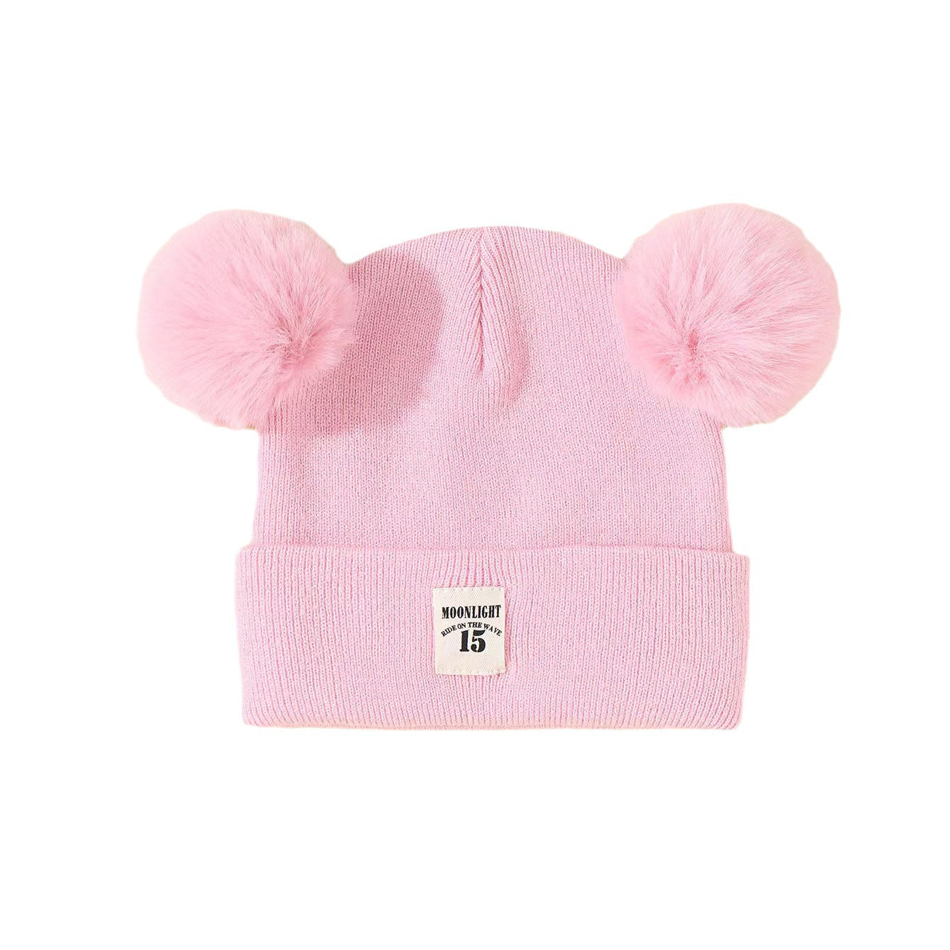 Thickened Knitted Baby Hat – Warm Woolen Ear Protection for Boys & Girls, Autumn & Winter