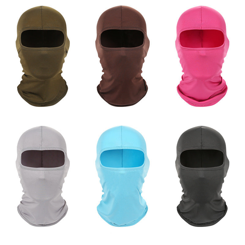Ice Silk Outdoor Riding Mask – Windproof Face Protection for Men
