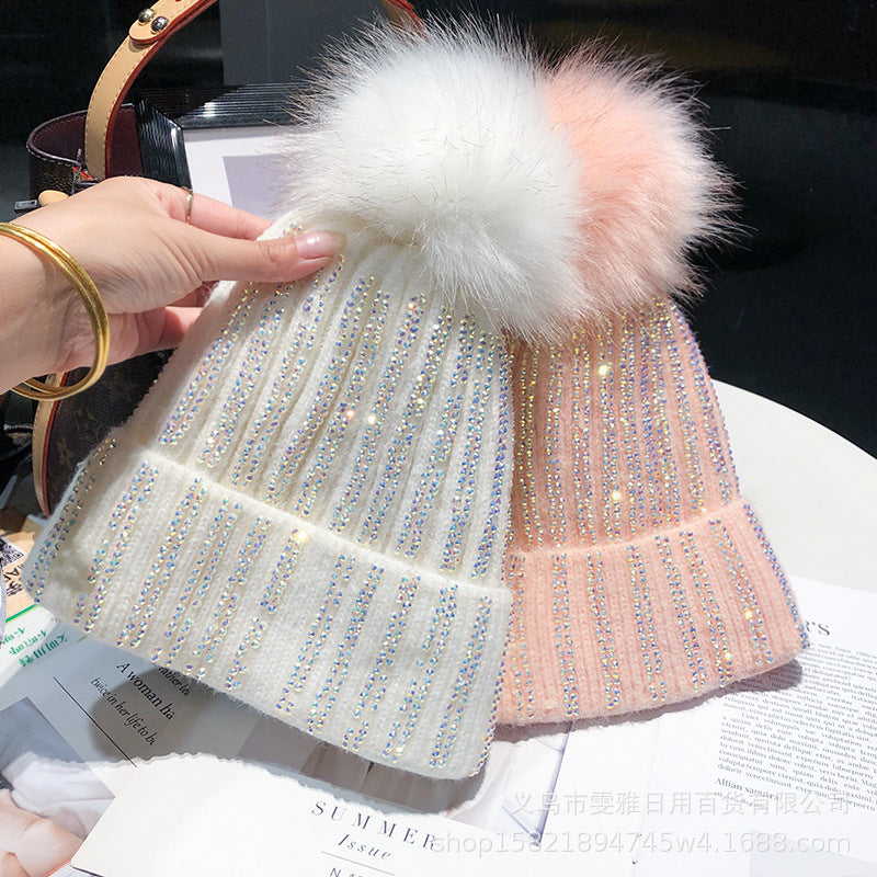 Winter Woolen Hat for Women – Plus Velvet Thickened Cold Weather Cap