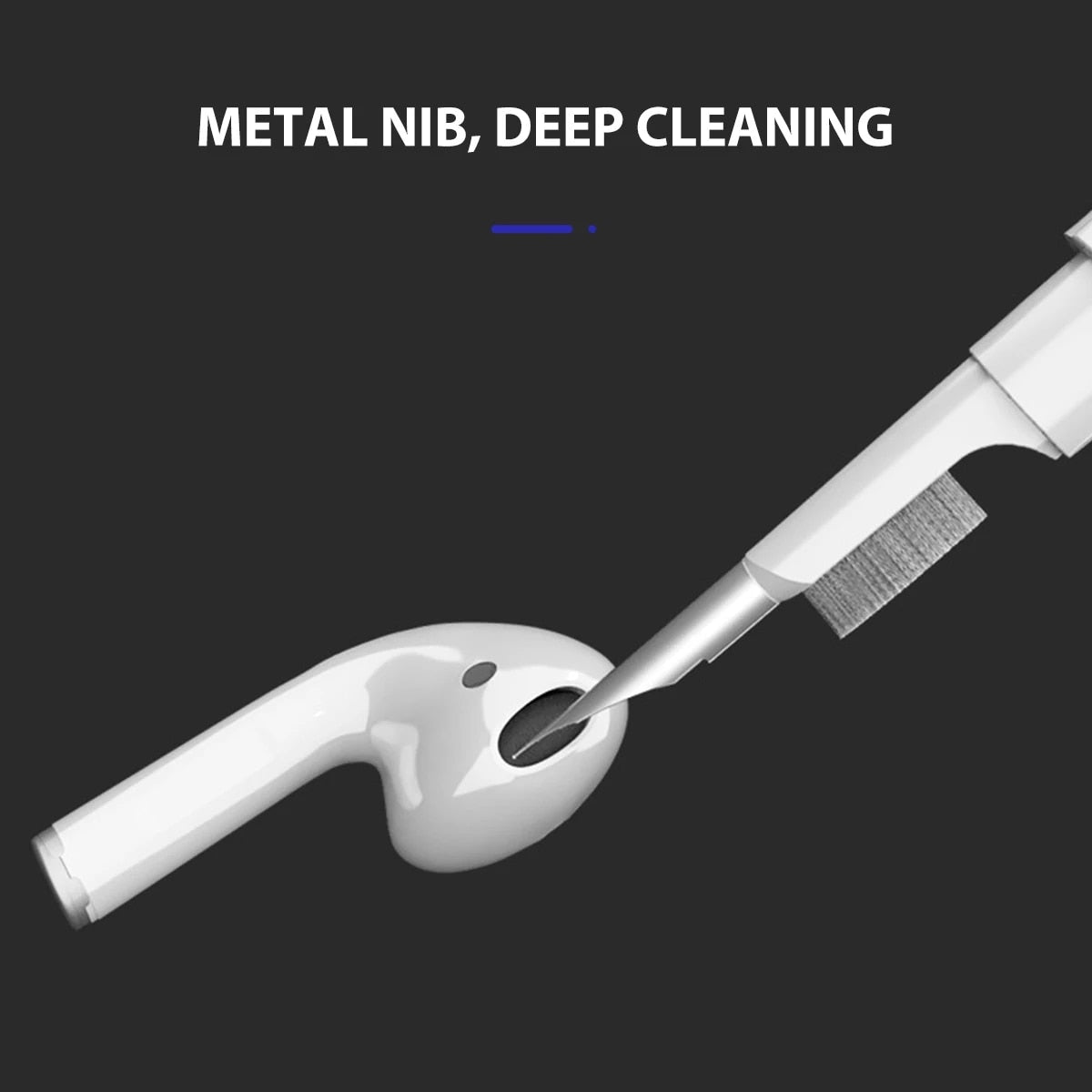 Bluetooth Earphones Cleaning Tool - Earbuds Cleaner Kit for AirPods Pro & Xiaomi Airdots