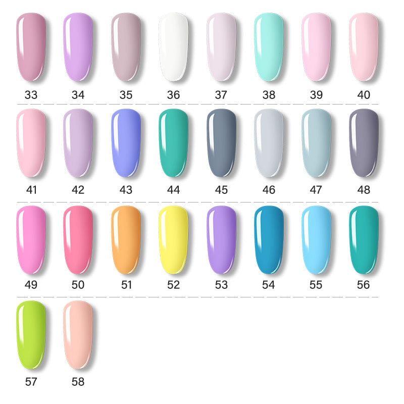 Gel Nail Polish – Semi-Permanent UV LED Nail Art in 29 Colors