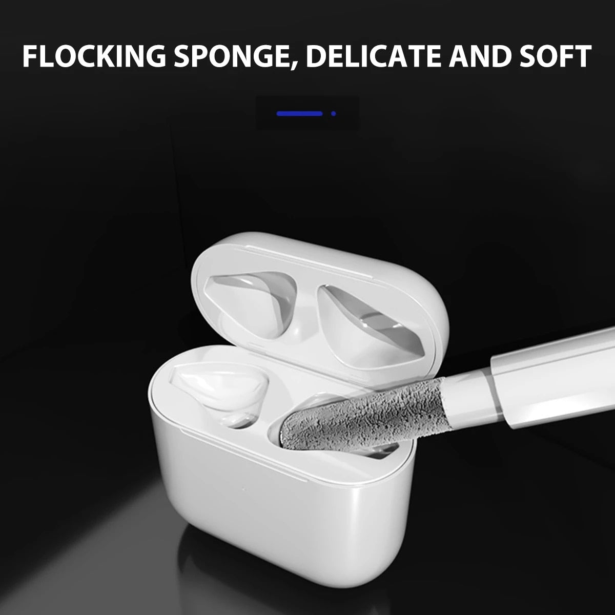 Bluetooth Earphones Cleaning Tool - Earbuds Cleaner Kit for AirPods Pro & Xiaomi Airdots