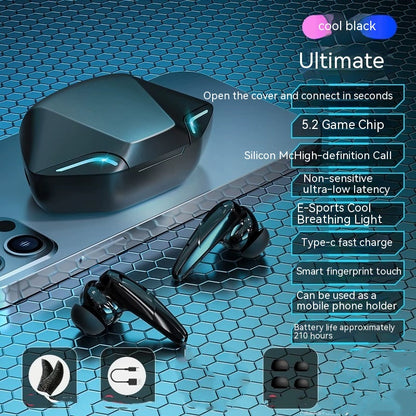 Low-Latency Wireless Bluetooth Gaming Headset – Bluetooth 5.3