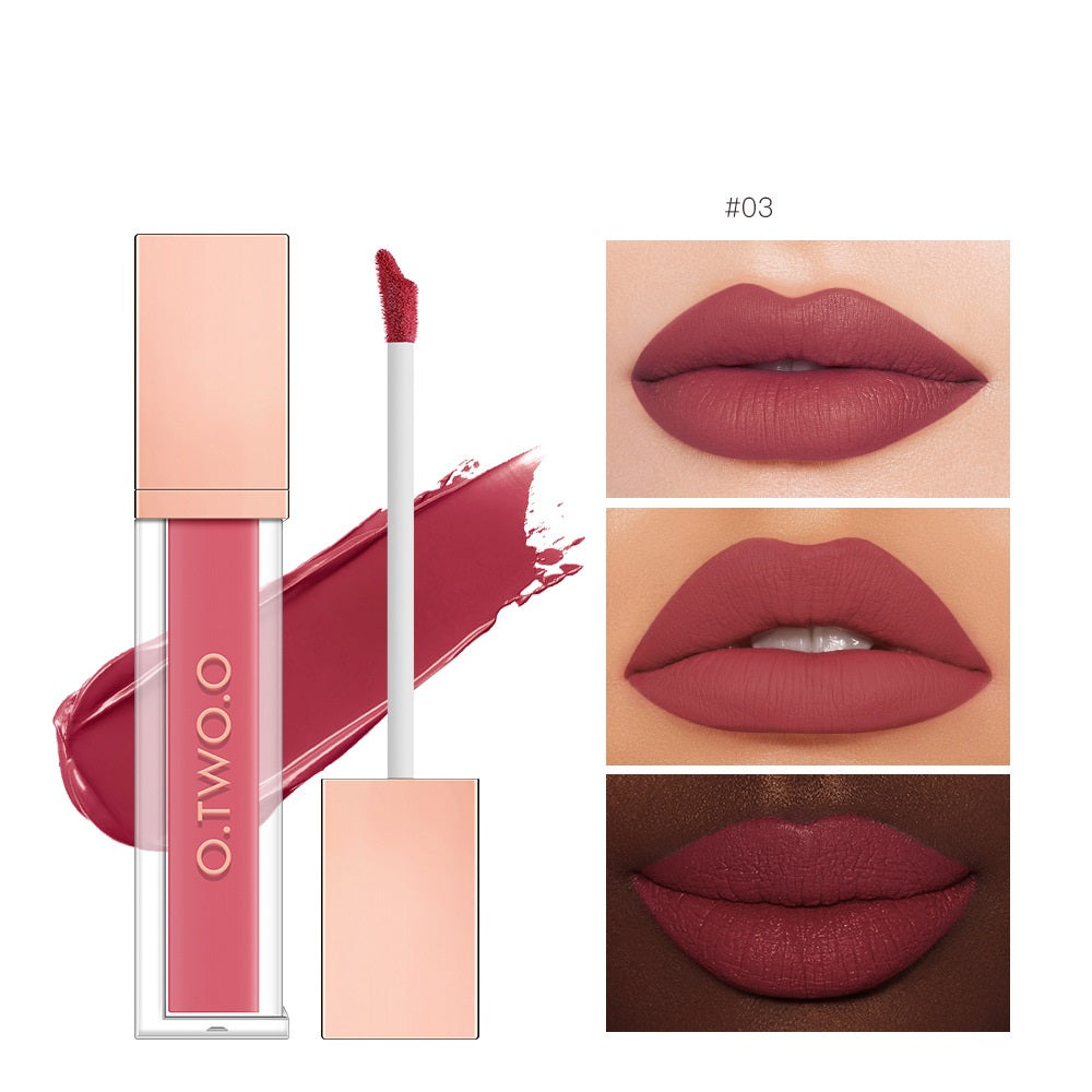 Non-Stick Velvet Matte Lip Gloss - Long-Lasting Lip Glaze
