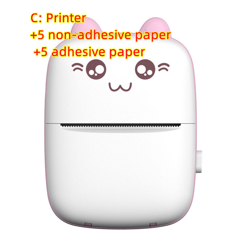 Portable Mini Bluetooth WiFi Printer – Pocket-Sized Photo & Label Printer for Students & Notes