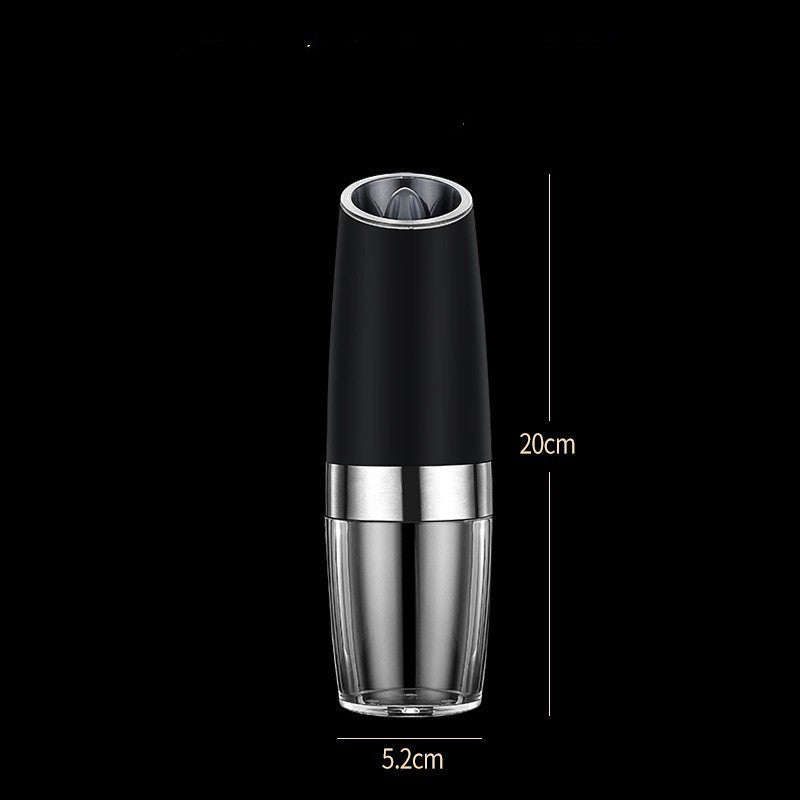Rechargeable Electric Salt & Pepper Grinder Set - One-Handed Operation, Adjustable Coarseness, LED Light