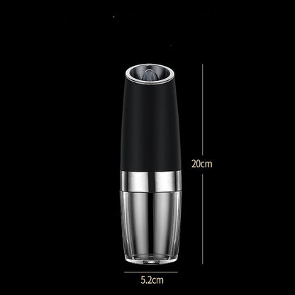 Rechargeable Electric Salt & Pepper Grinder Set - One-Handed Operation, Adjustable Coarseness, LED Light