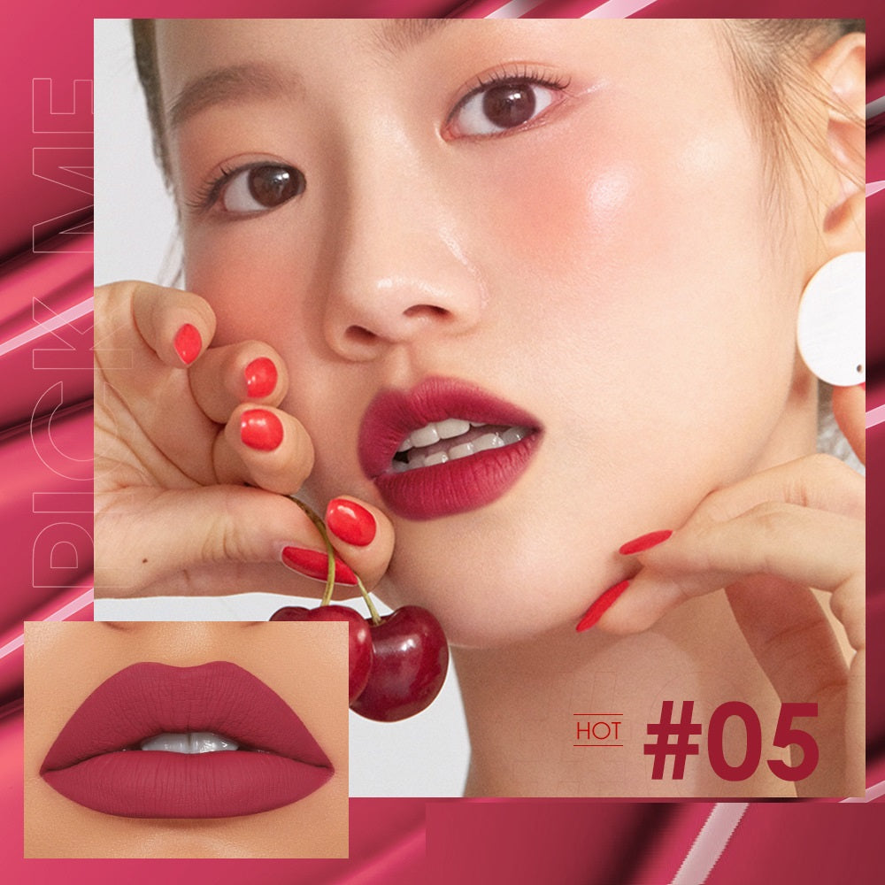 Non-Stick Velvet Matte Lip Gloss - Long-Lasting Lip Glaze