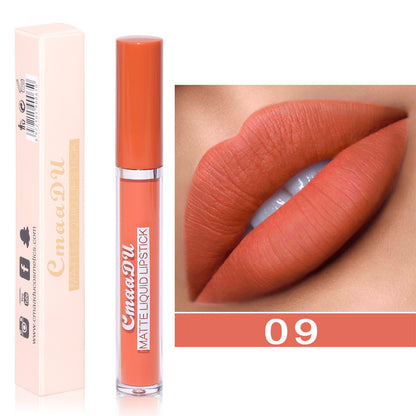 Non-Stick Waterproof Liquid Lip Gloss – Long-Lasting Shine