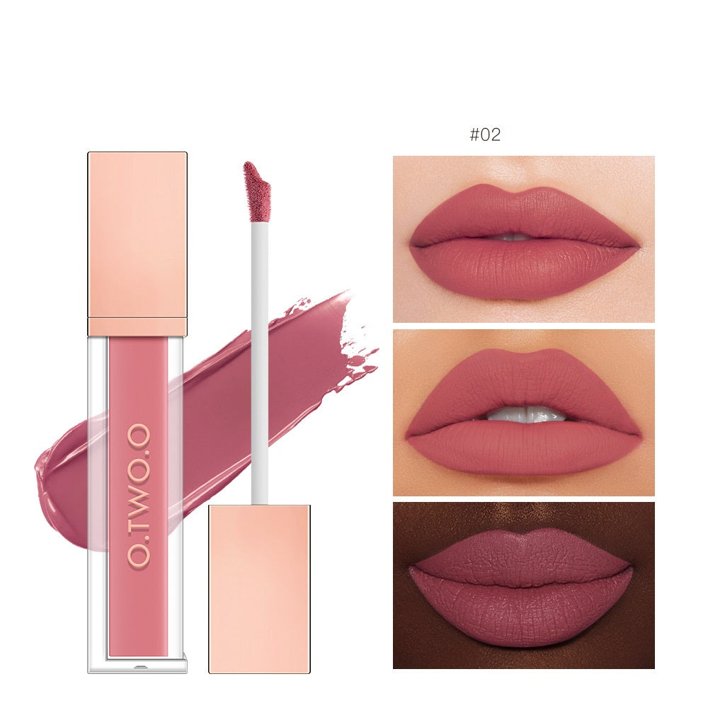 Non-Stick Velvet Matte Lip Gloss - Long-Lasting Lip Glaze
