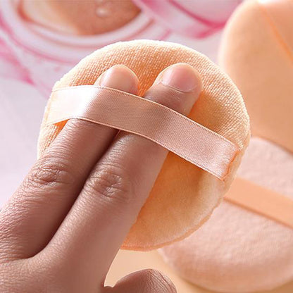 Soft Flocking Dry Powder Puff – Round Makeup Application Tool