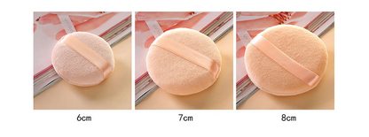 Soft Flocking Dry Powder Puff – Round Makeup Application Tool