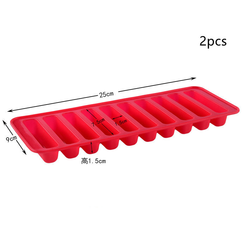 10-Finger Silicone Biscuit Mold – Food Grade DIY Cake Bakeware