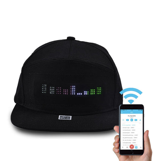 Customizable LED Hat – Ideal for Nightclubs & Hip-Hop Events