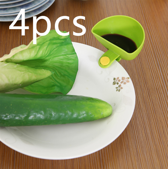 Creative Mini Clip-On Bowls for Plates – Colorful Dipping Cups