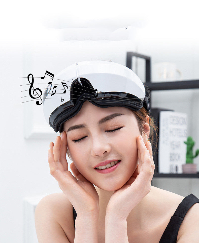 Electric Eye Massager - Air Pressure, Hot Compress & Vibration, Bluetooth Enabled