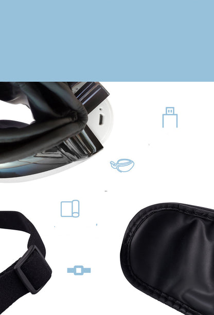 Electric Eye Massager - Air Pressure, Hot Compress & Vibration, Bluetooth Enabled