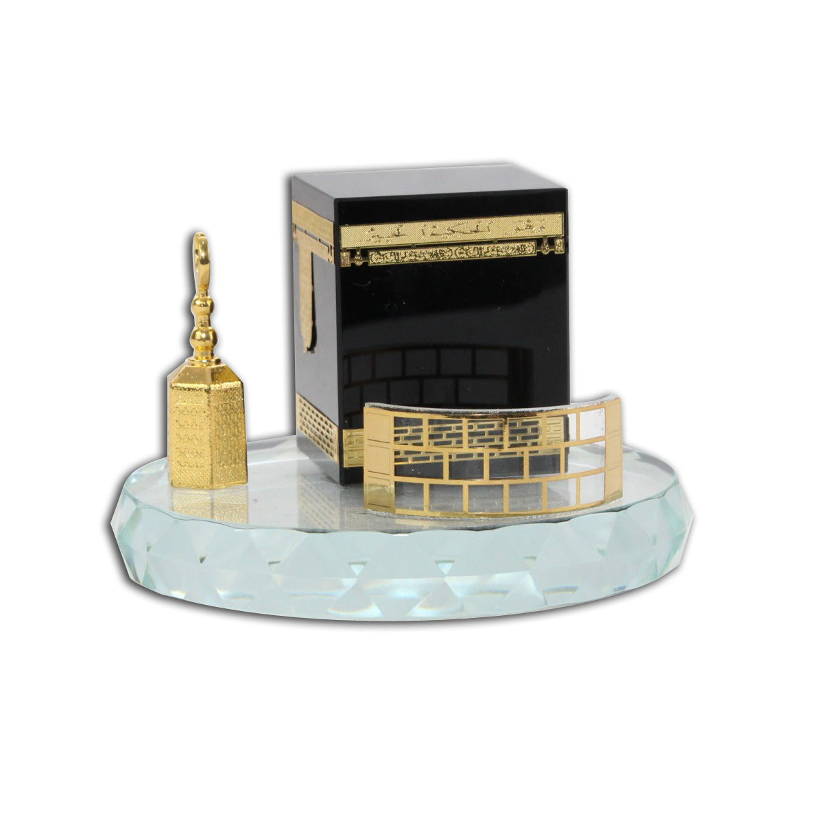 Round Kaaba Three-Piece Set – Muslim Car Accessories & Islamic Ornament