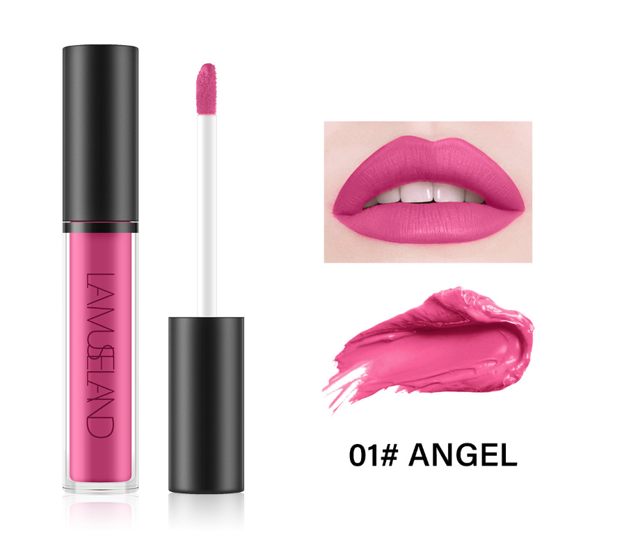 Durable Waterproof Non-Stick Cup Liquid Lip Gloss – 12 Colors