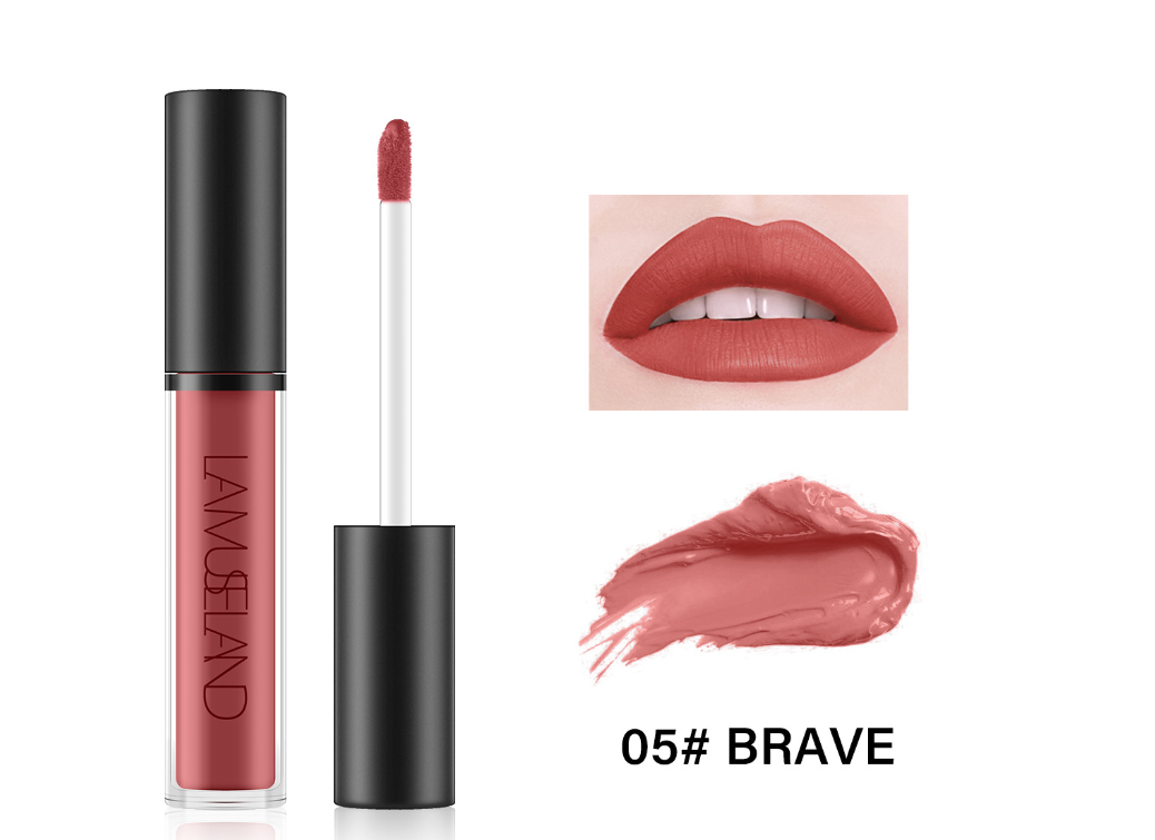 Durable Waterproof Non-Stick Cup Liquid Lip Gloss – 12 Colors