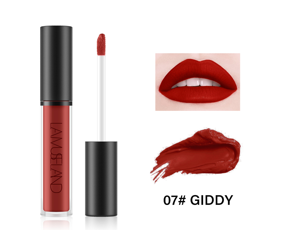 Durable Waterproof Non-Stick Cup Liquid Lip Gloss – 12 Colors