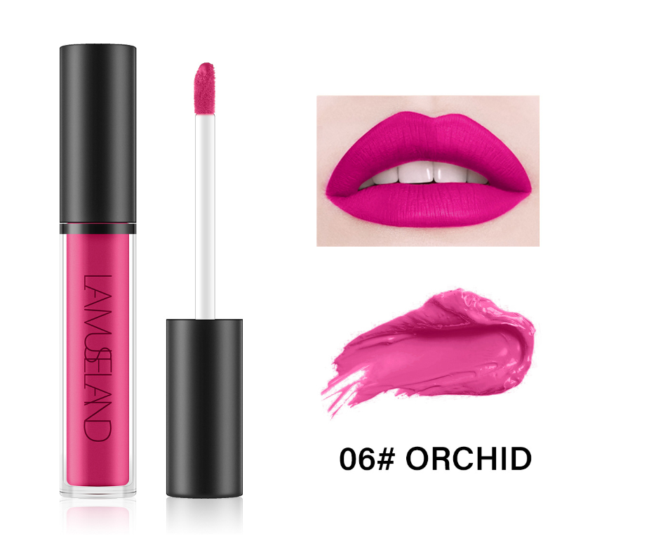 Durable Waterproof Non-Stick Cup Liquid Lip Gloss – 12 Colors