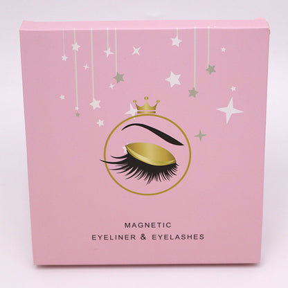 Magnetic Eyelashes & Eyeliner Set – Long-Lasting, Waterproof, Reusable Mink Lashes