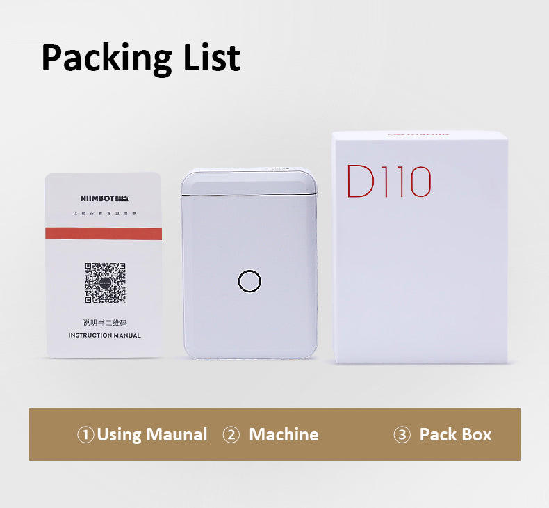 Portable Bluetooth Label Printer - Home Thermosensitive Sticker Printer