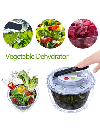 Multifunctional Vegetable and Fruit Dryer Salad Spinner - Kitchen Tool for Fast Drying and Cleaning