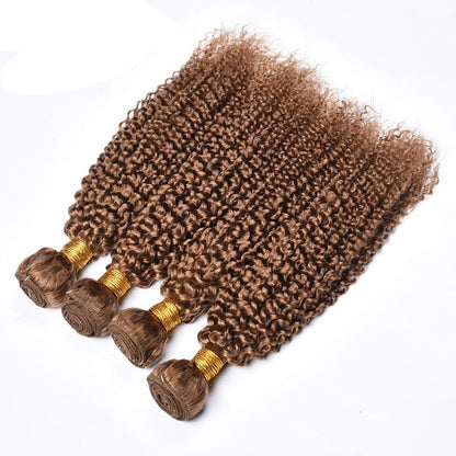 Deep Wave Human Hair Bundle - Kinky Curly, Medium Length