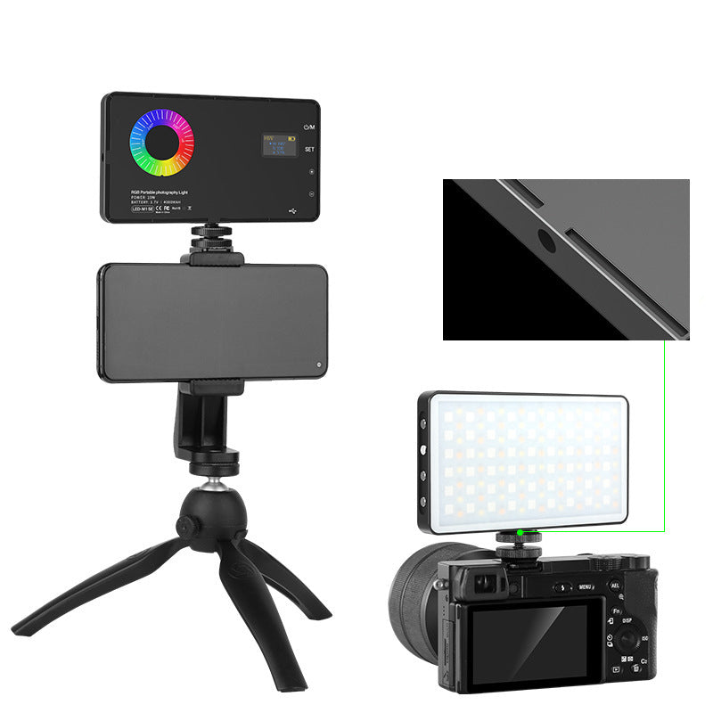 LED Photography RGB Fill Light for Live Streaming and Indoor Video