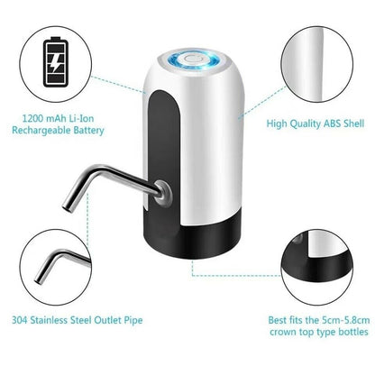 Automatic USB Water Dispenser for 5-Gallon Bottles – Electric Universal Pump