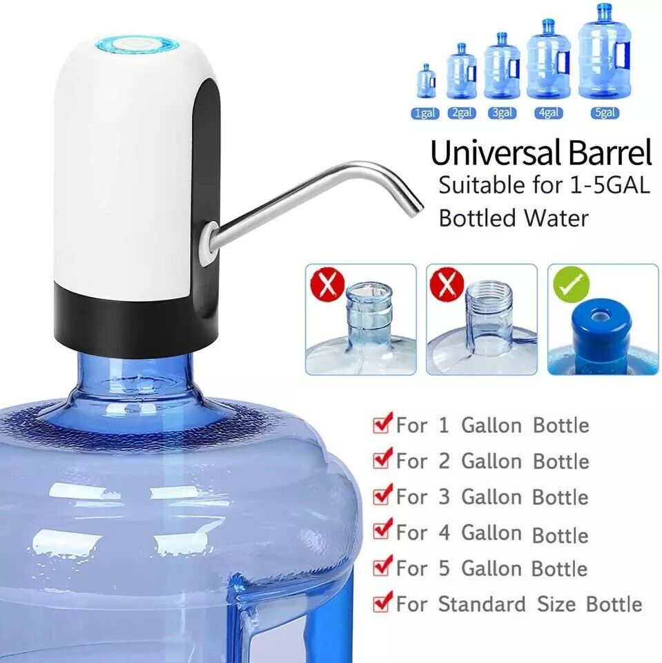 Automatic USB Water Dispenser for 5-Gallon Bottles – Electric Universal Pump