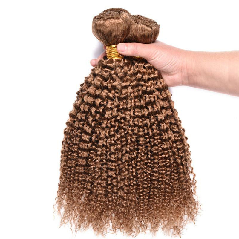 Deep Wave Human Hair Bundle - Kinky Curly, Medium Length