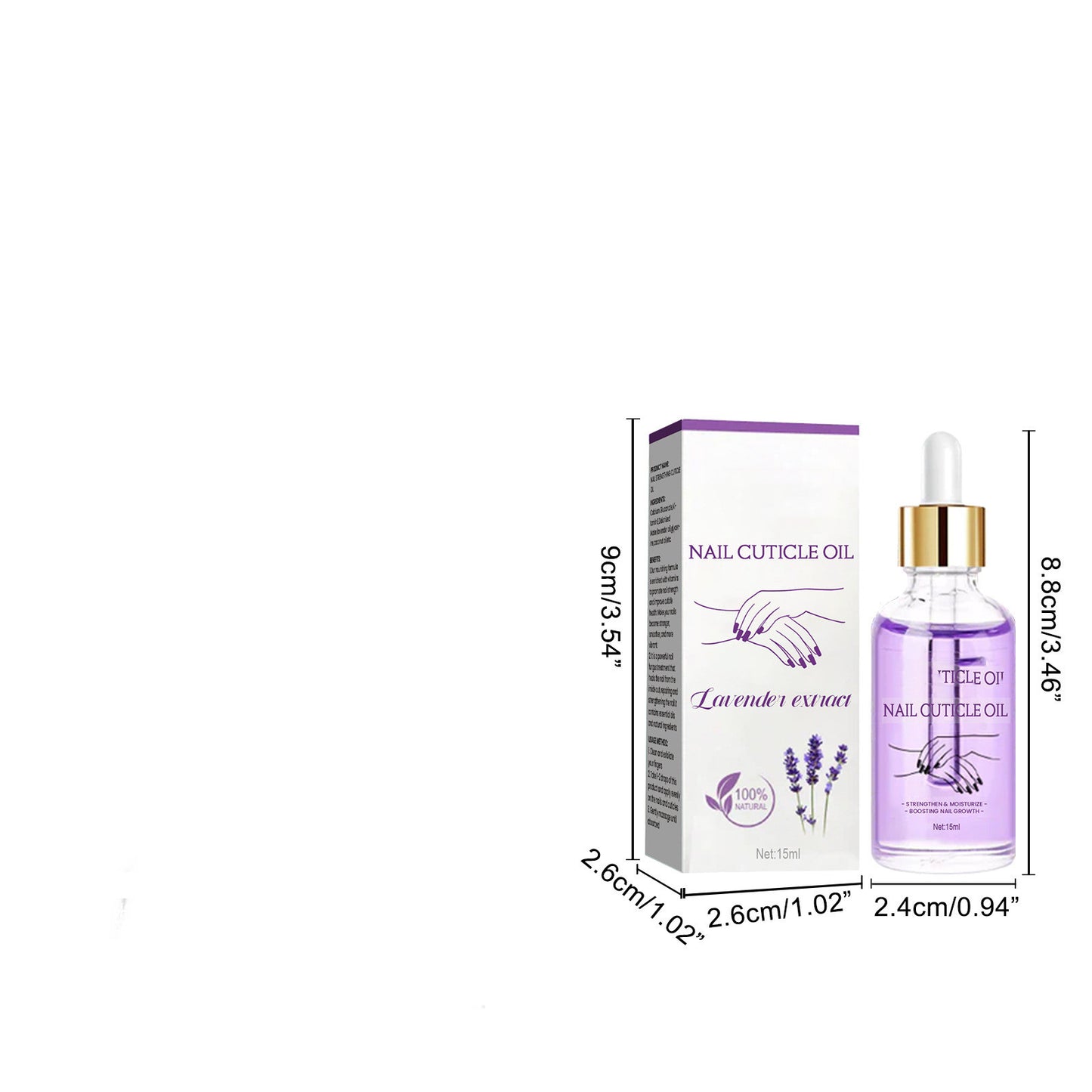 Nail Strengthening Cuticle Oil - Repair & Nourish Onychomycosis Treatment (15ml)