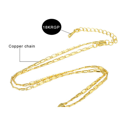 Muslim Crescent Pendant Necklace – Silver & Gold Cubic Zirconia Moon Star Jewelry for Women