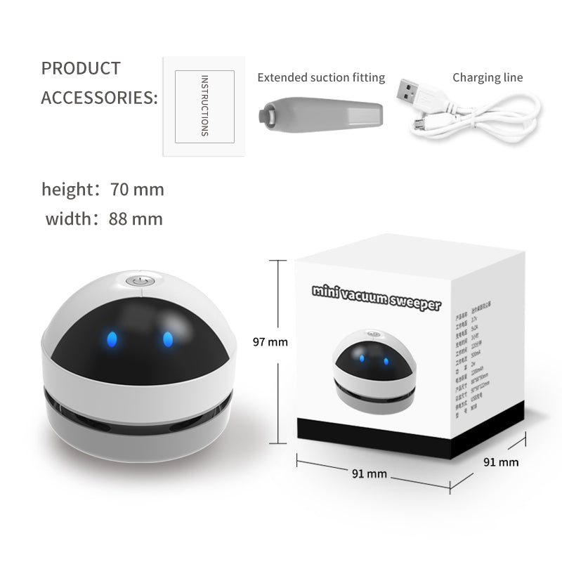 Personalized USB Desktop Keyboard Cleaner - Mini Handheld Vacuum Cleaner