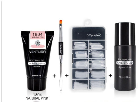 Venalisa Poly Nail Gel Kit - Builder Gel & Acrylic Extension Set