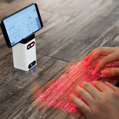 Virtual Laser Keyboard with Bluetooth: Wireless Projector Keyboard for Phone, Laptop & PC