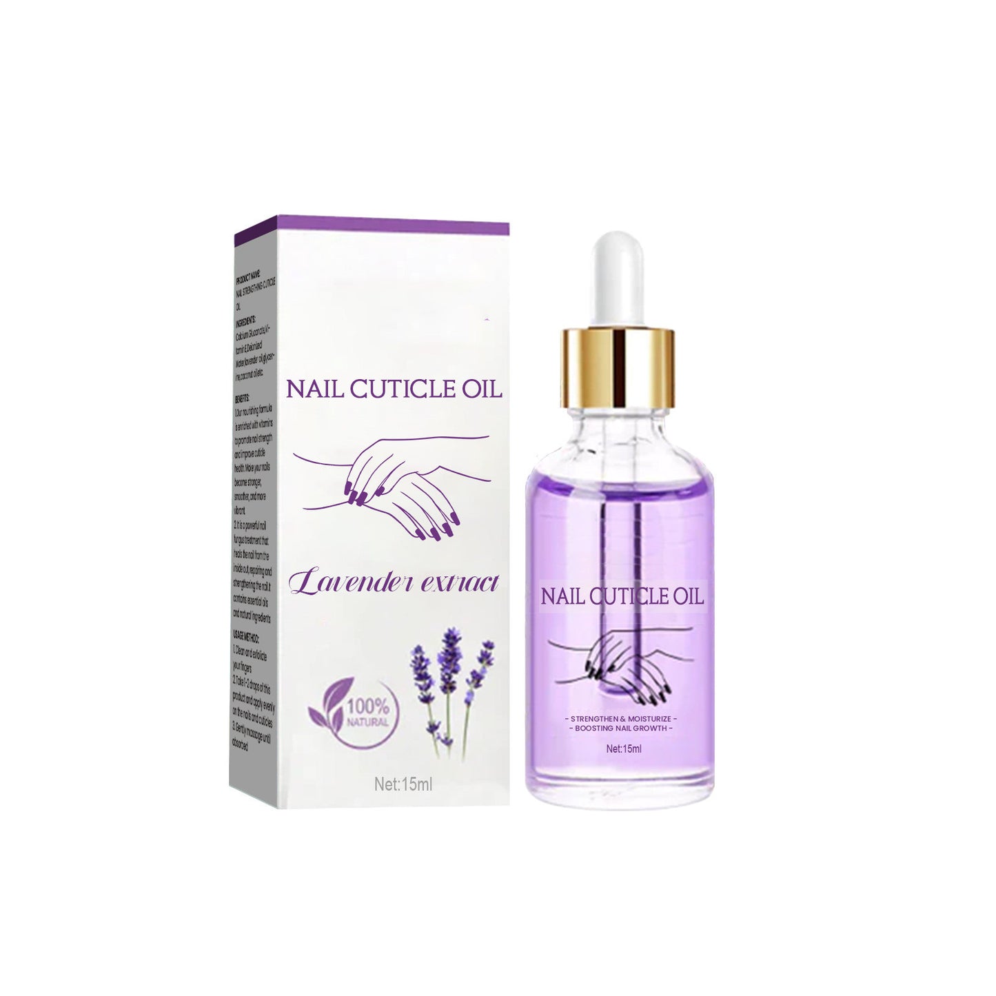 Nail Strengthening Cuticle Oil - Repair & Nourish Onychomycosis Treatment (15ml)