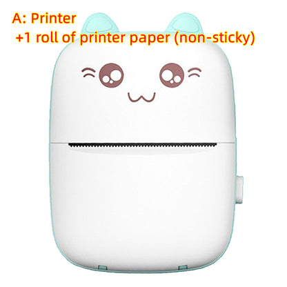 Portable Mini Bluetooth WiFi Printer – Pocket-Sized Photo & Label Printer for Students & Notes