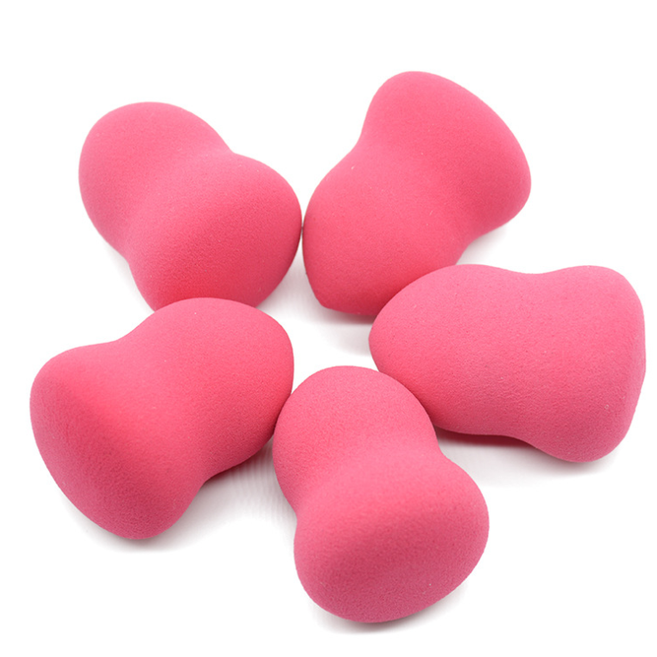Makeup Foundation Sponge - Cosmetic Puff for Wet & Dry Use (Pink)