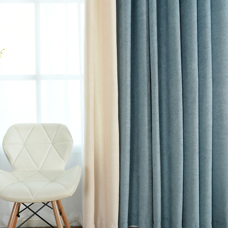 Solid Chenille Curtain – High Shading Living Room & Bedroom Curtains