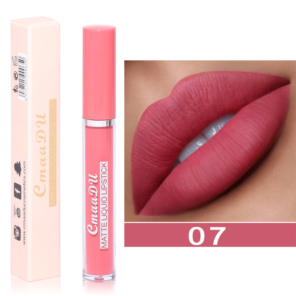 Non-Stick Waterproof Liquid Lip Gloss – Long-Lasting Shine