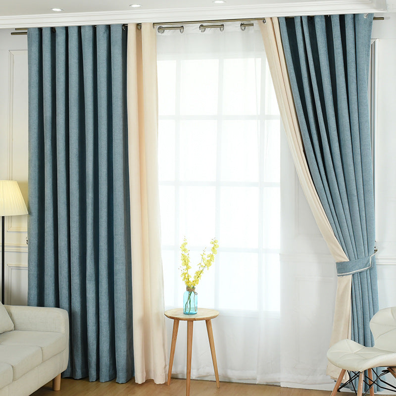 Solid Chenille Curtain – High Shading Living Room & Bedroom Curtains