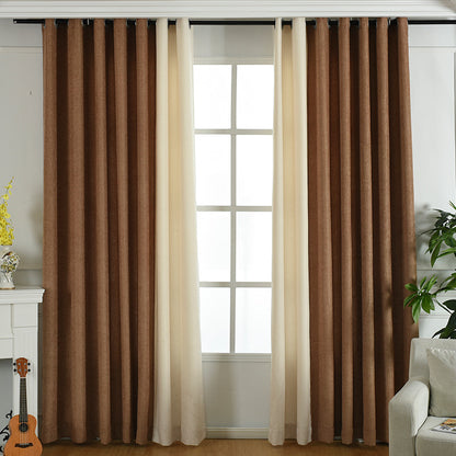 Solid Chenille Curtain – High Shading Living Room & Bedroom Curtains