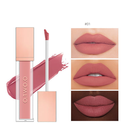 Non-Stick Velvet Matte Lip Gloss - Long-Lasting Lip Glaze