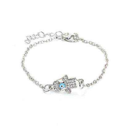 Blue Eye Bracelet Muslim Jewelry – Protective Geometric Alloy Design