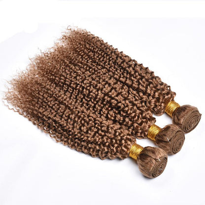 Deep Wave Human Hair Bundle - Kinky Curly, Medium Length