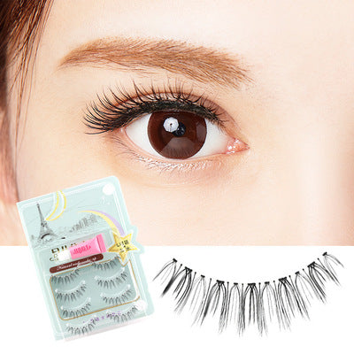 Natural Lifelike Extravagant False Eyelashes - 3D Cross-Section Style
